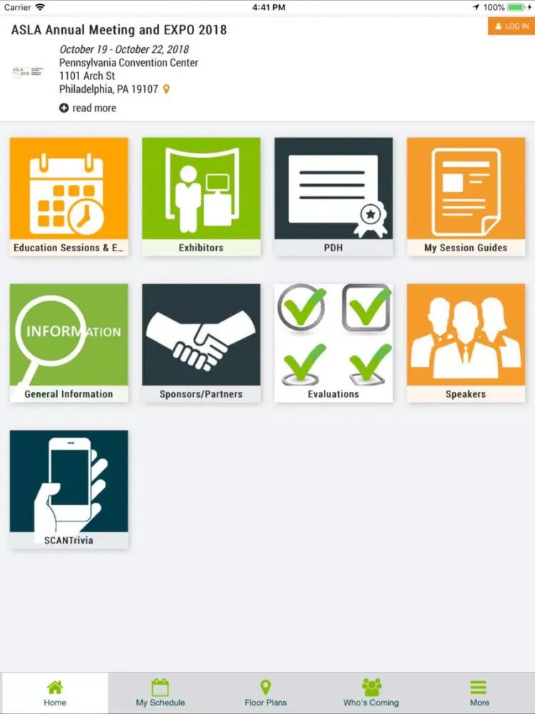 صور ASLA Annual Meeting and EXPO iPad 