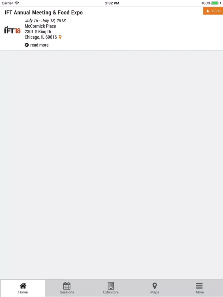 Capturas de pantalla de IFT18 iPad 