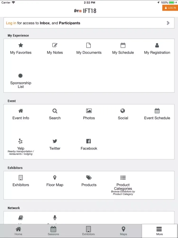 Capturas de pantalla de IFT18 iPad 
