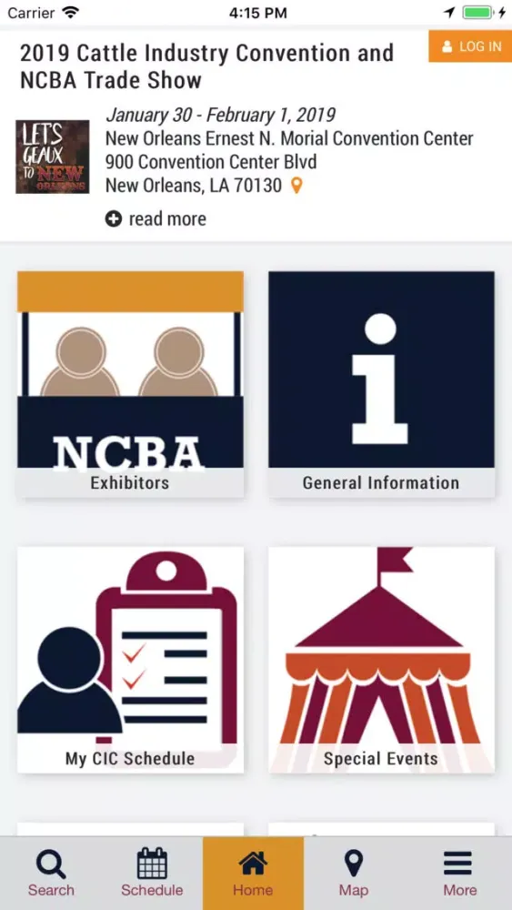 CIC & NCBA Trade Show Screenshots