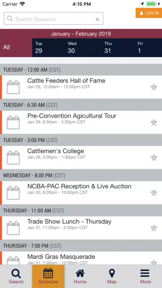 CIC & NCBA Trade Show Screenshots