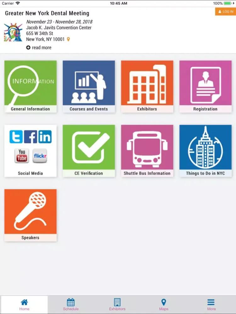 Greater NY Dental Meeting iPad  Screenshots