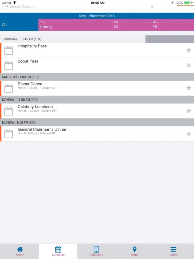 Greater NY Dental Meeting iPad  Screenshots