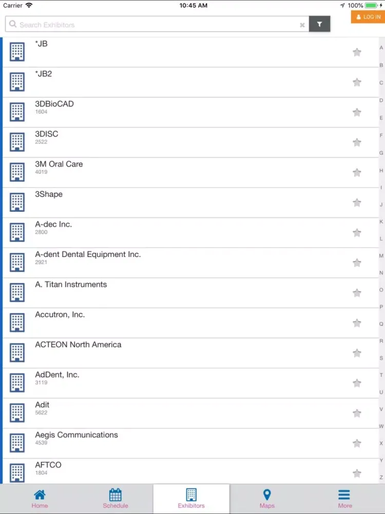 Greater NY Dental Meeting iPad  Screenshots