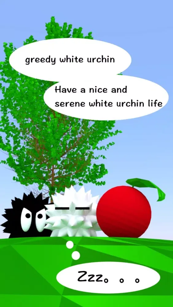 Peaceful 3D touch action〜A life of white urchin〜 স্ক্রিনশট