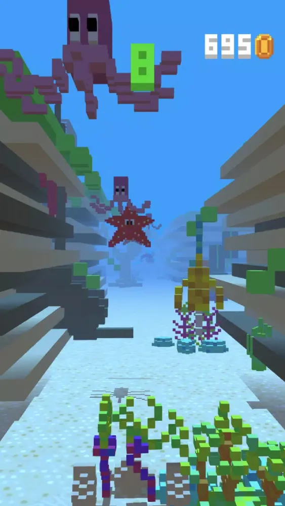 Captures d'écran de Swimmy Fish - Dodge the Depths