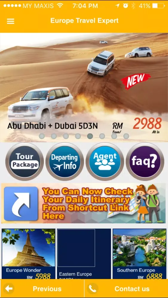 Europe Travel Expert Screenshots