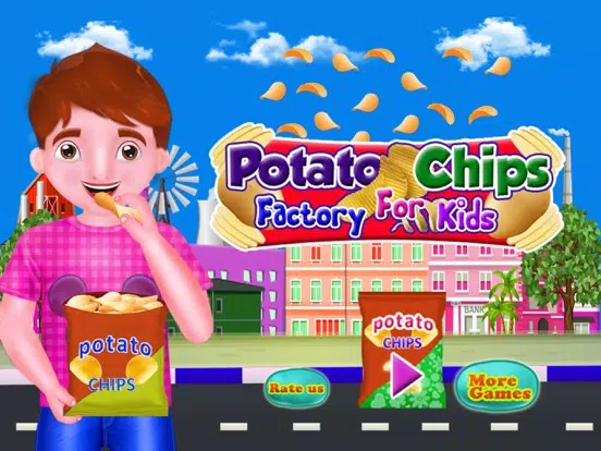 Potato Chips Factory Simulator Games iPad  Screenshots