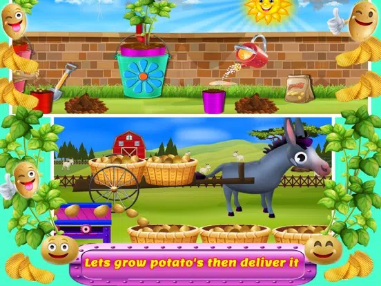 Potato Chips Factory Simulator Games iPad  Screenshots