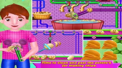 Potato Chips Factory Simulator Games Screenshots
