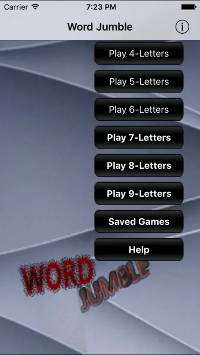 Zrzuty ekranu Word Jumble Advanced