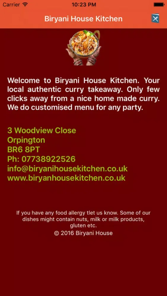 Capturas de pantalla de Biryani House Kitchen