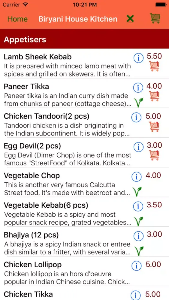 Capturas de pantalla de Biryani House Kitchen