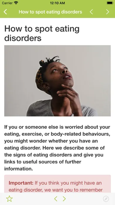 Скриншоты Eating Disorder Support