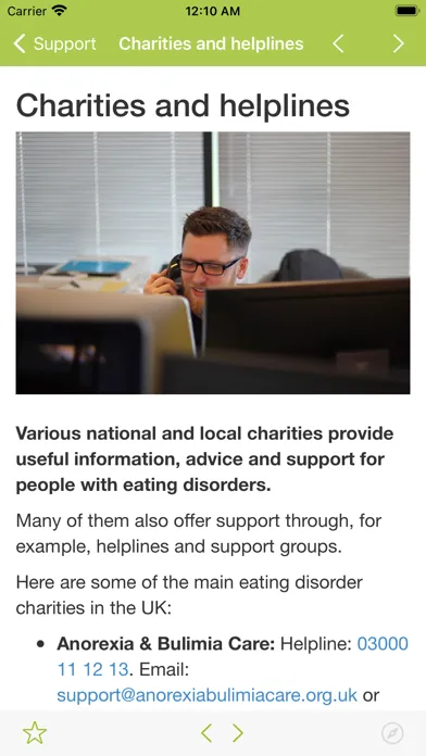 Скриншоты Eating Disorder Support