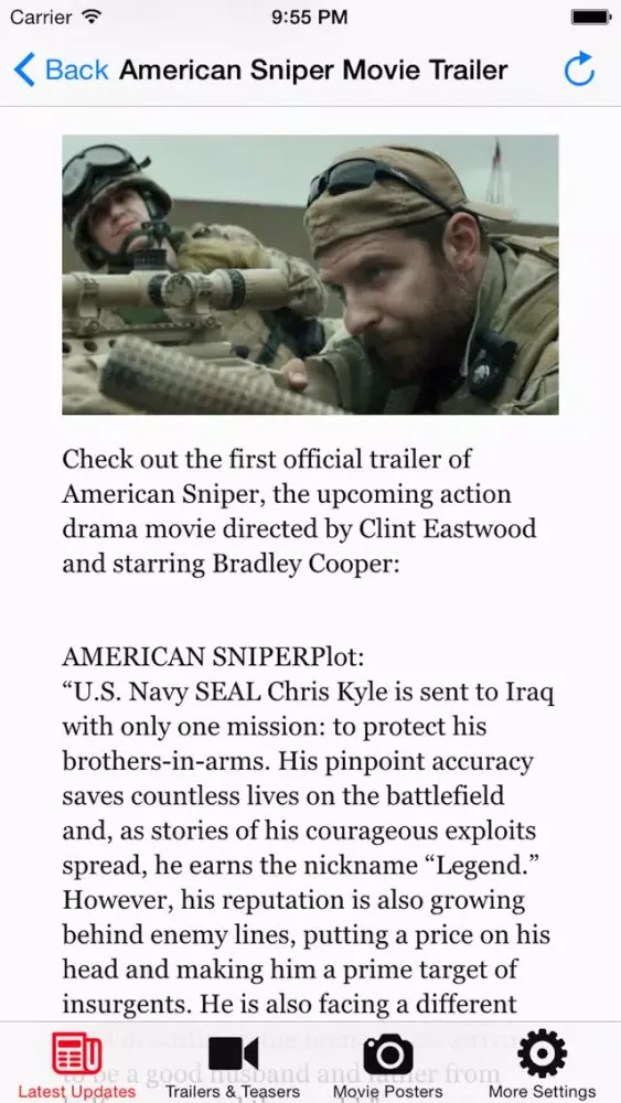 Upcoming Movie Trailers Ekran Görüntüleri