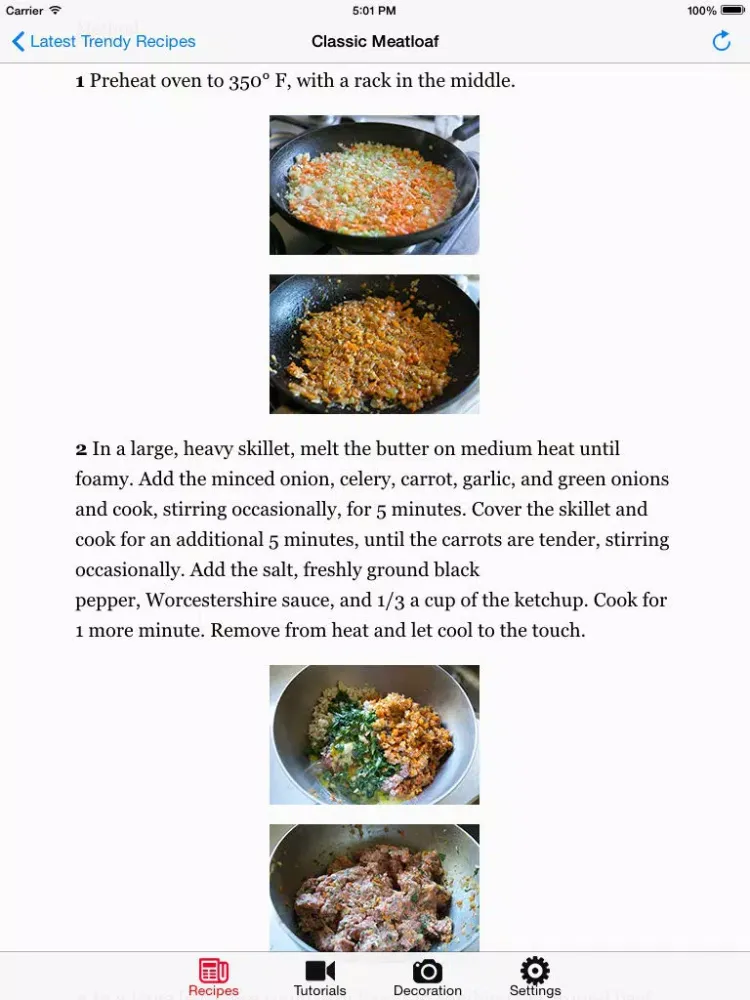 Recipe - Quick Recipes, Easy Meal iPad  Screenshots