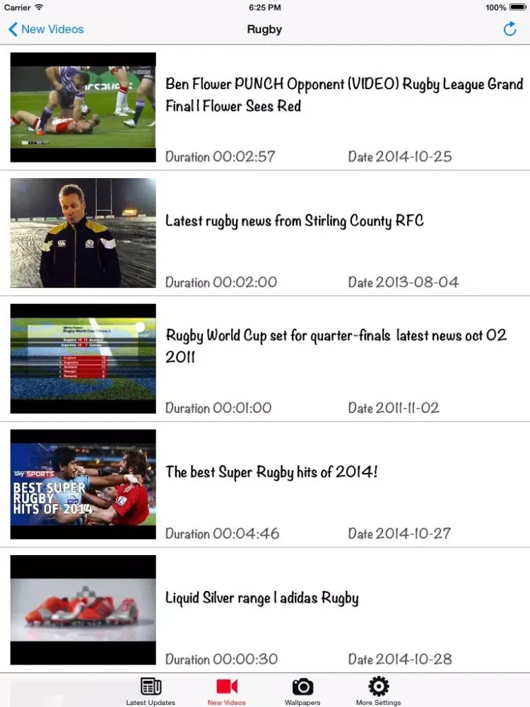 Скриншоты All About Sports iPad 