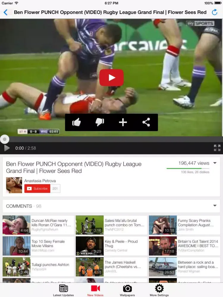 Скриншоты All About Sports iPad 