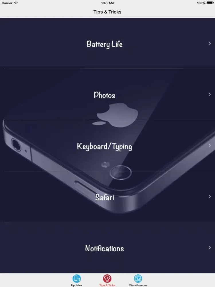 Tips & Tricks for iPhone (Hidden Secrets) iPad 应用截图