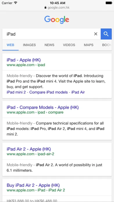 Epona Search - Search from anywhere to everywhere Screenshots