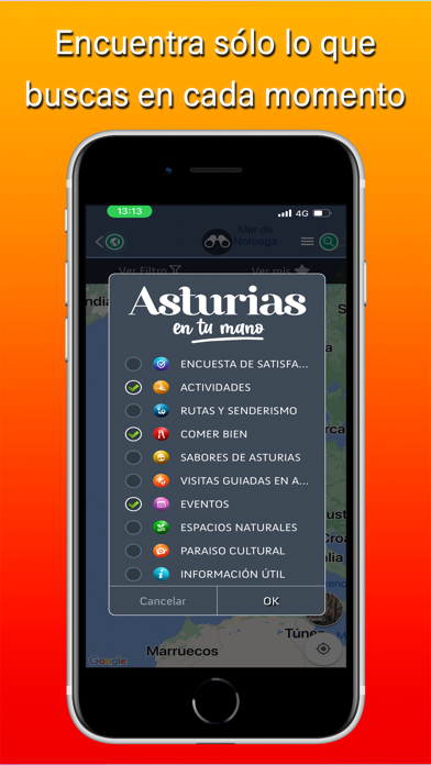 Capturas de tela do Asturias en tu mano
