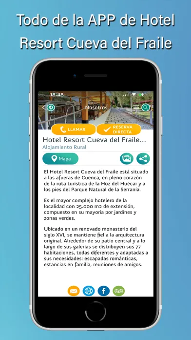Tangkapan layar Hotel Resort Cueva del Fraile