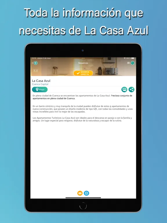 Apartamentos La Casa Azul iPad  स्क्रीनशॉट