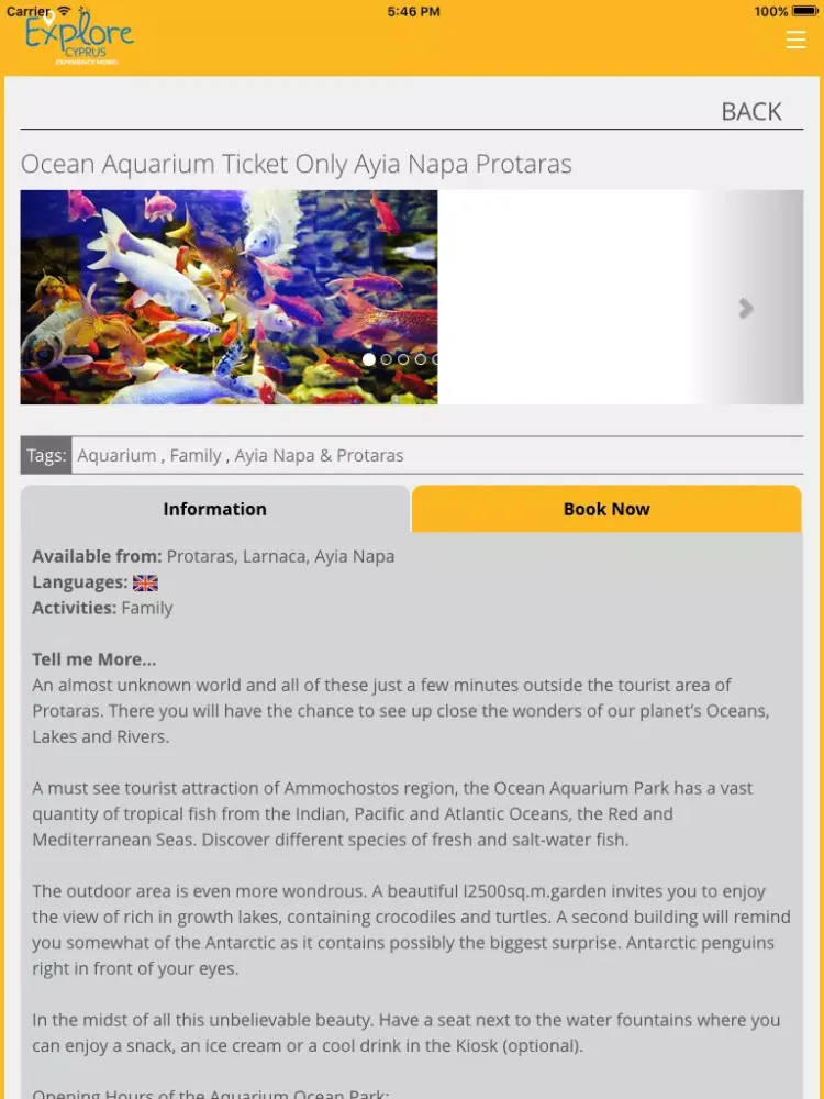 ExploreCyprus iPad  Screenshots