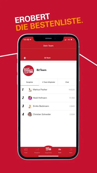 Zrzuty ekranu BASF FIRMENCUP VIRTUAL