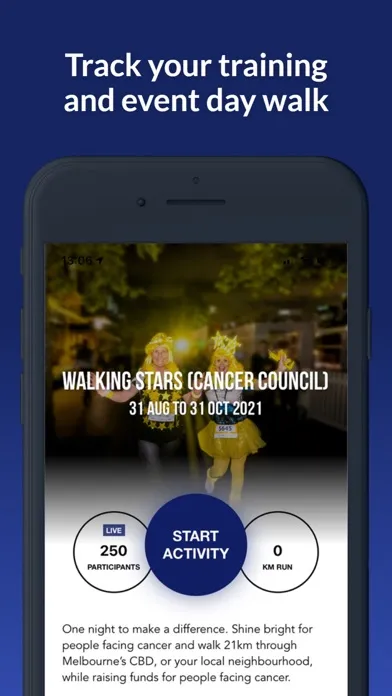 Walking Stars (Cancer Council) سکرین شاٹس