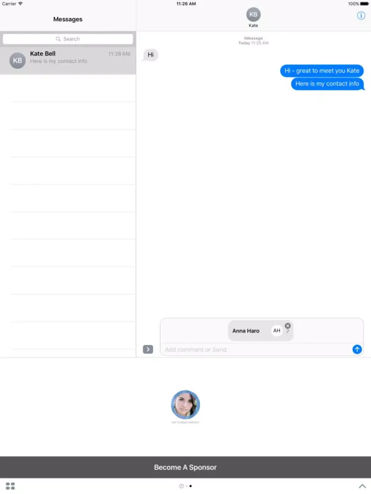 Ảnh chụp màn hình của Share Me EZ iPad 