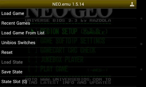 NEO.emu (Arcade Emulator)应用截图