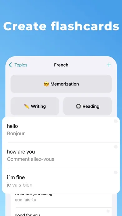 Ảnh chụp màn hình của Cramly - create flashcards!