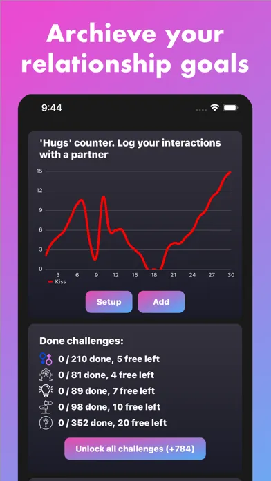 Goals Relationship Companion سکرین شاٹس