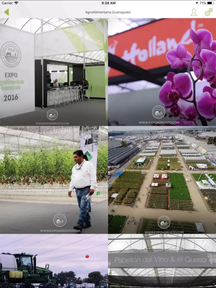 Capturas de tela do Expo Agro Gto iPad 
