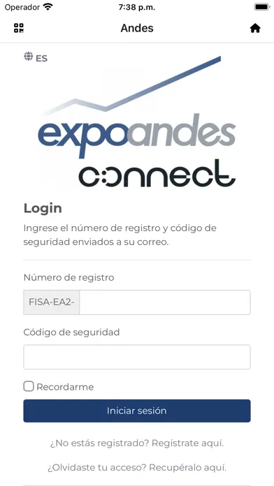 ภาพหน้าจอของ ExpoAndes