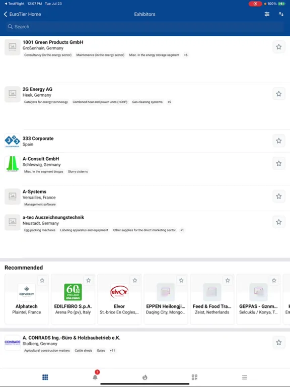 EuroTier iPad 應用截圖
