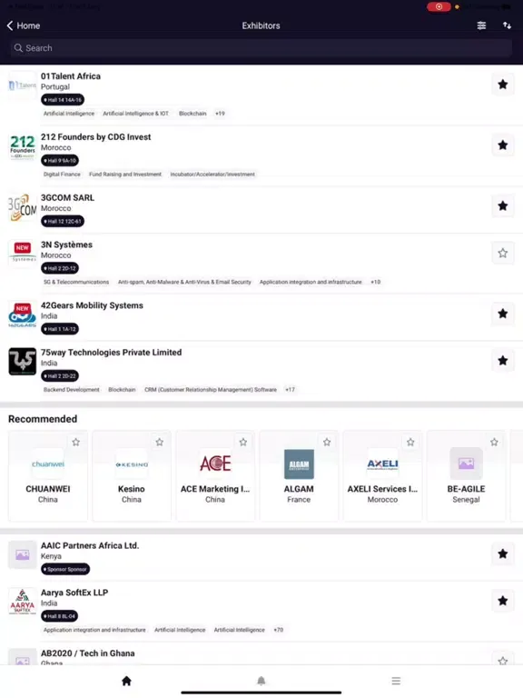 GITEX AFRICA iPad  Screenshots