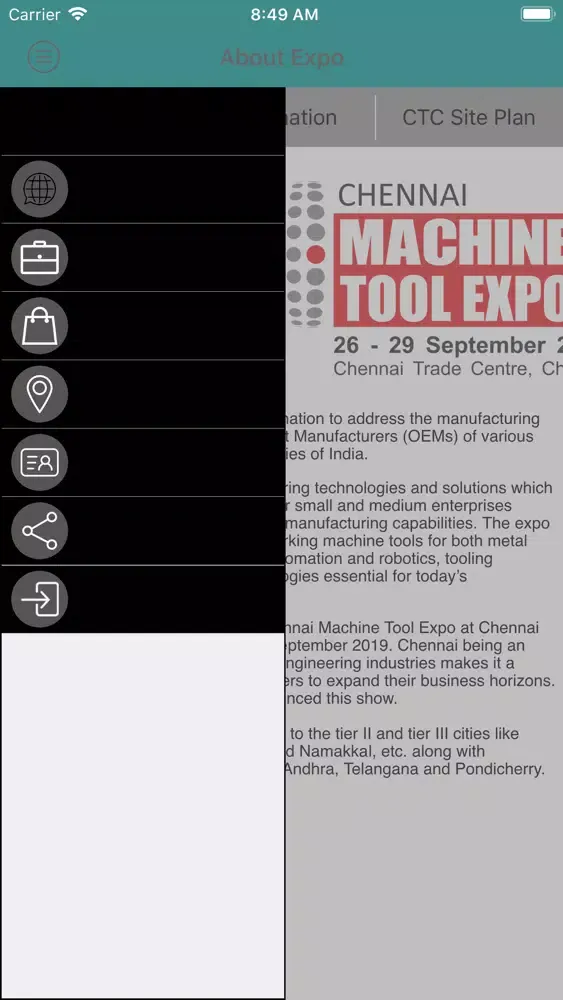 Ảnh chụp màn hình của Chennai Machine Tool Expo 2019