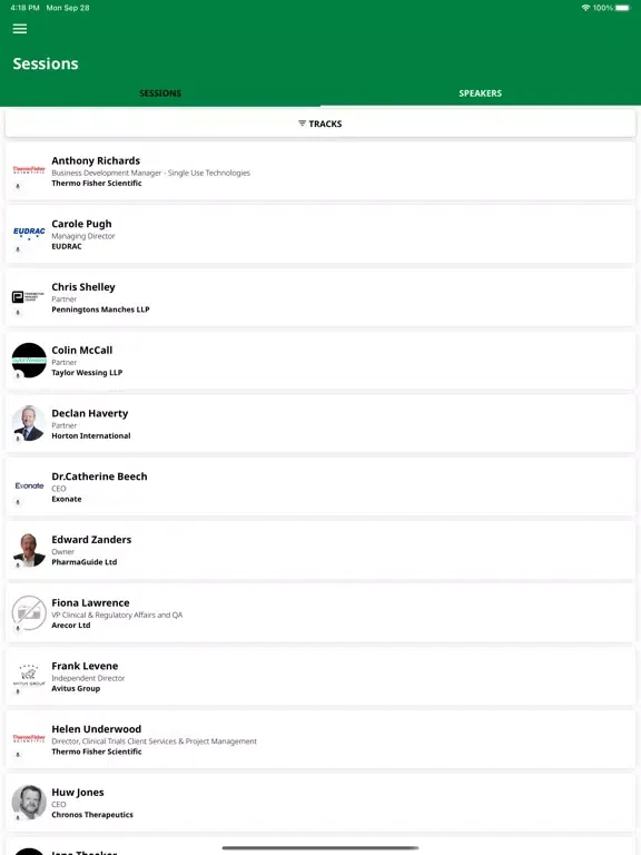 BioForward 2020 iPad  Screenshots