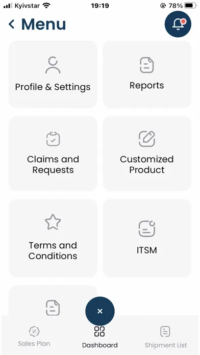 Captures d'écran de MHP Customer Portal