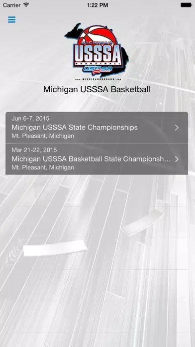 Michigan USSSA Basketball Screenshots