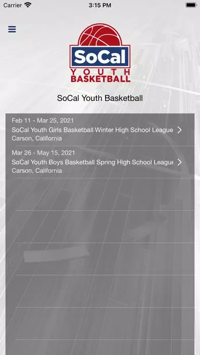 SoCal Youth Basketball 스크린샷