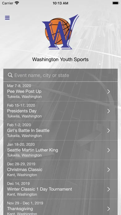 Скриншоты Washington Youth Sports