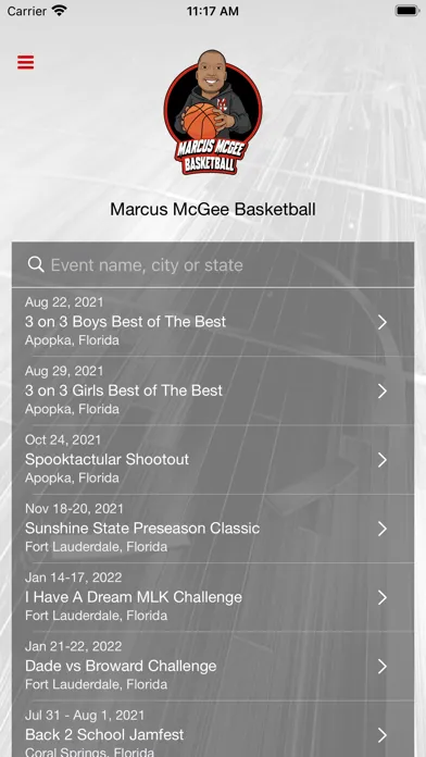 Capturas de pantalla de Marcus McGee Basketball