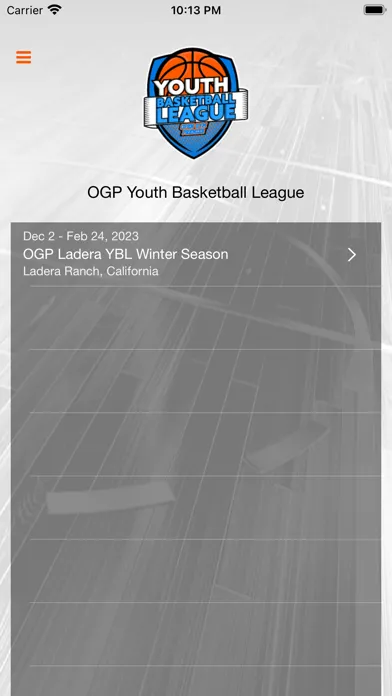 OGP Youth Basketball League স্ক্রিনশট