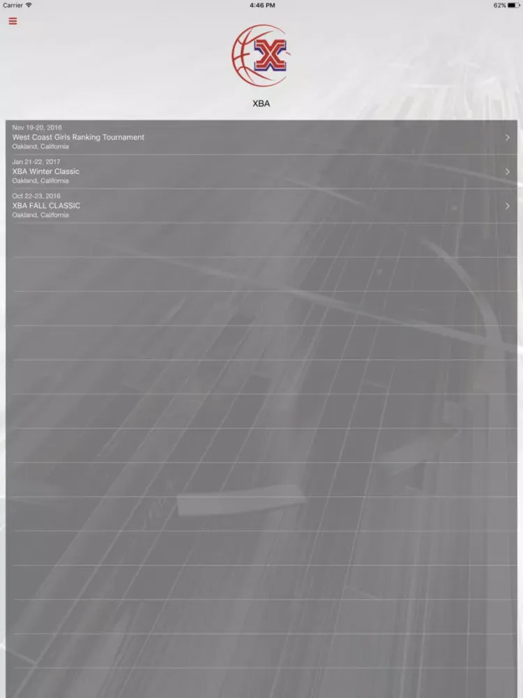 Xcel Basketball Academy iPad 应用截图
