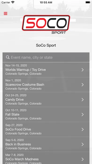SoCo Sport Screenshots