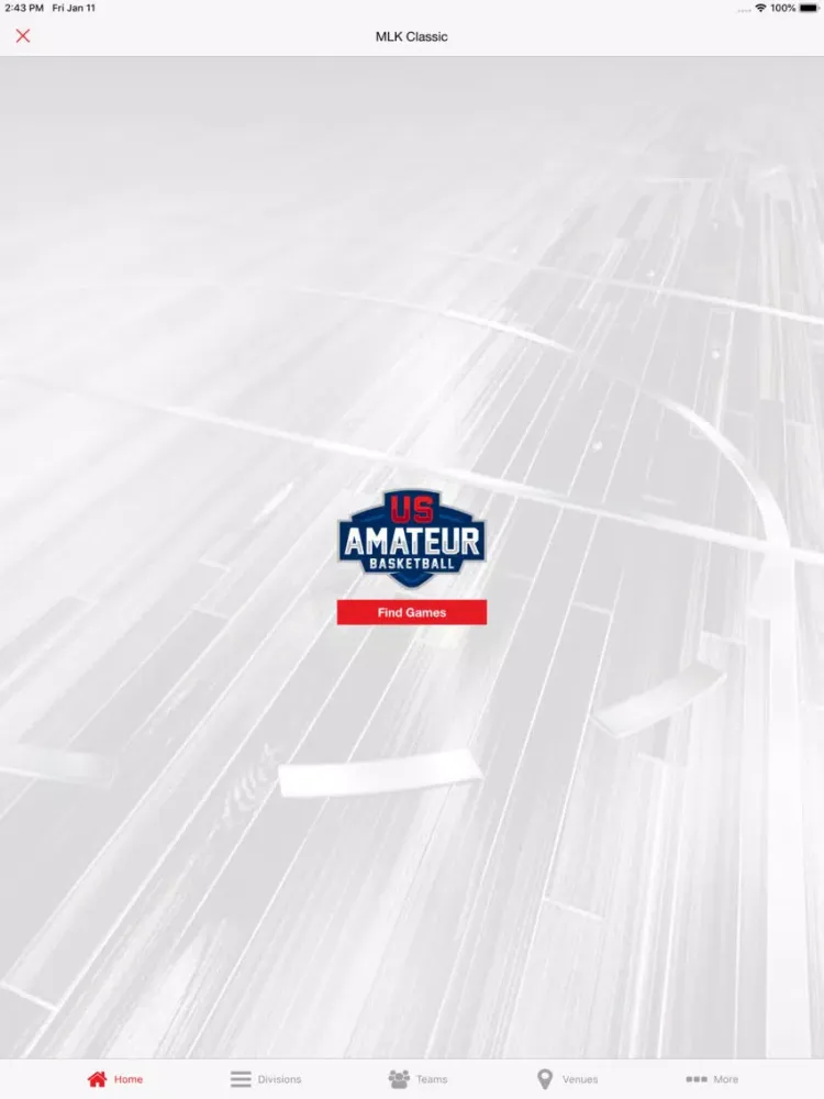 تصاویر MS & LA US Amateur Basketball iPad 